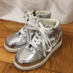 Baby Phat Silver high tops